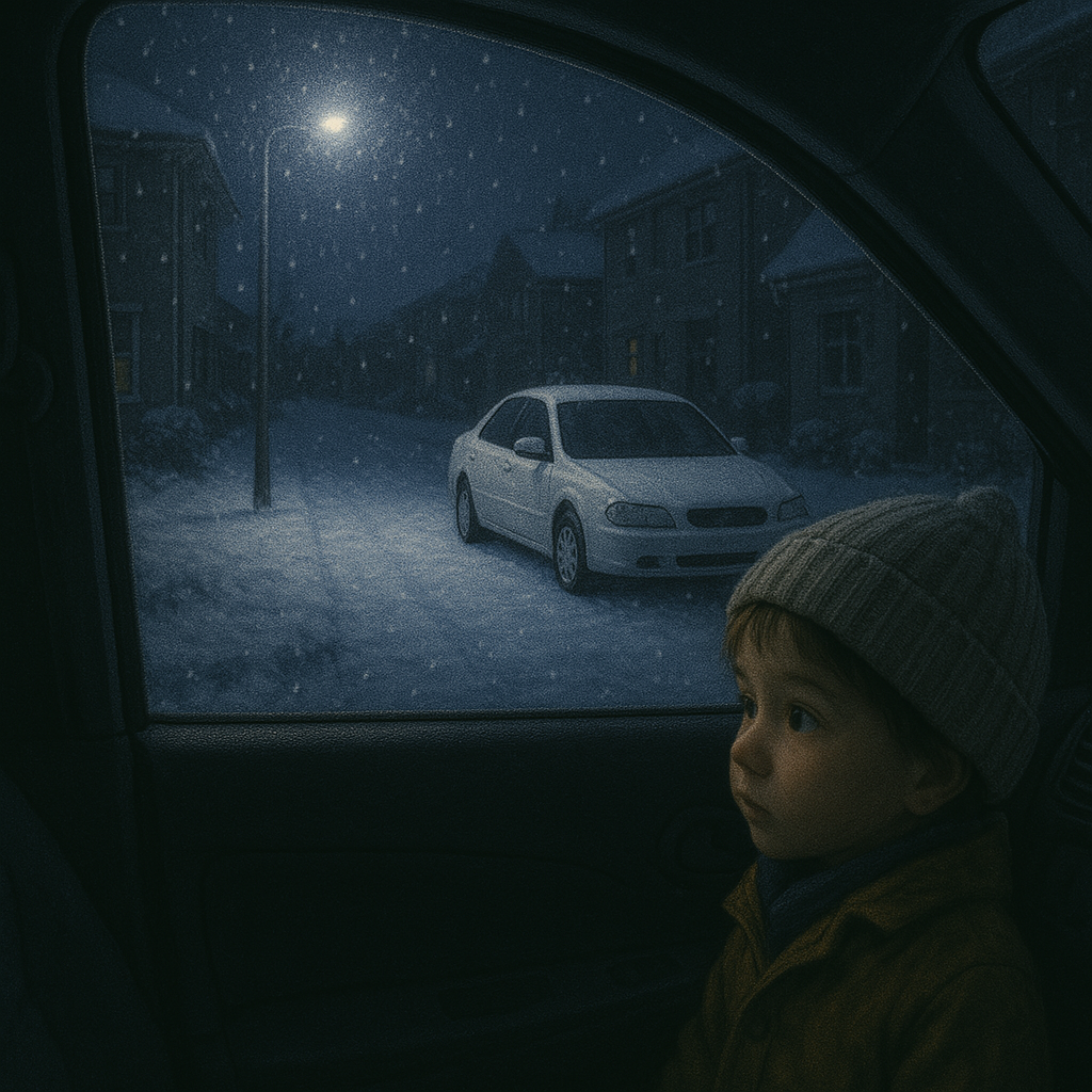 me in the car at midnight